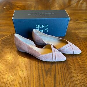 Naturalizer Barlow Hazelnut Flat Size 8W Brand New